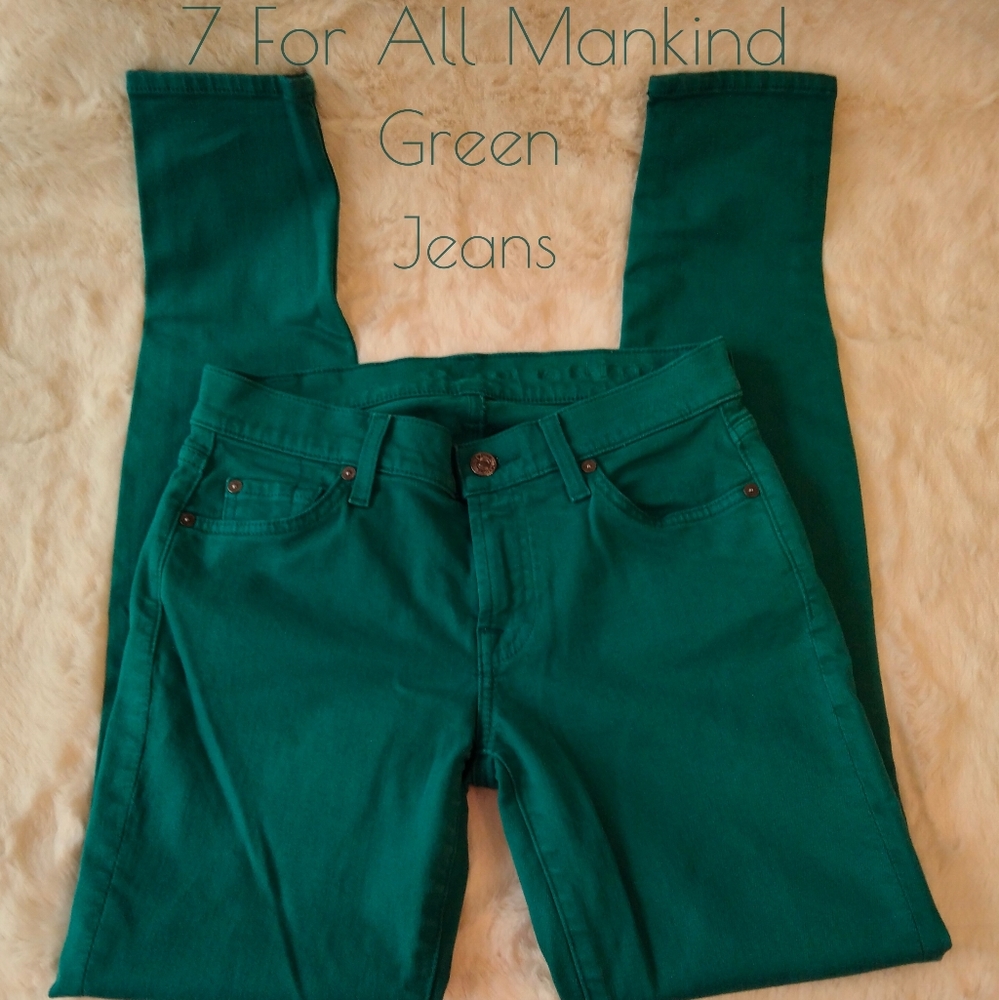 ✨7 For All Mankind ✨ Green Jeans